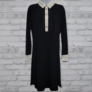 Ivanka Trump Collared Black Dress